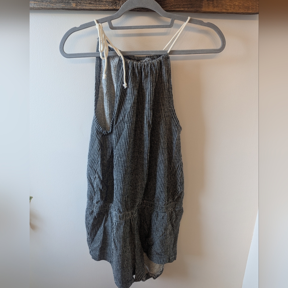 Bobi Los Angeles Romper With Back Cut Out